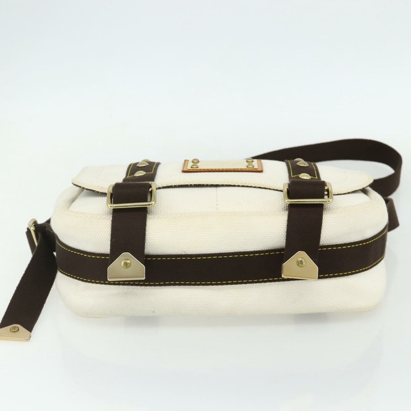 【日本直送】路易威登 Antigua Buzzus PM 肩背包 米棕色 M40042 LV Auth am11359A-4