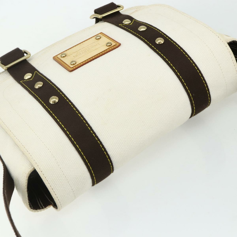 【日本直送】路易威登 Antigua Buzzus PM 肩背包 米棕色 M40042 LV Auth am11359A-5