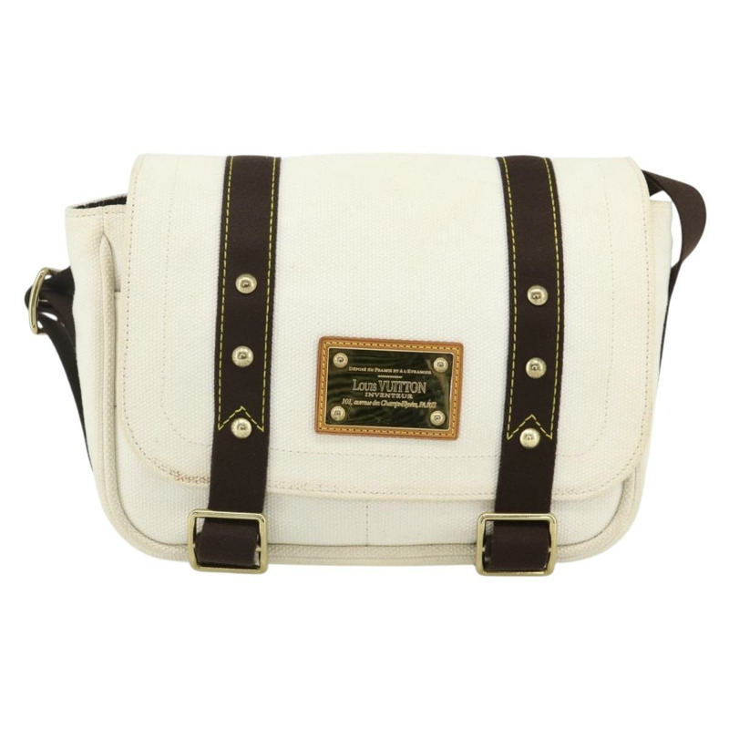 【日本直送】路易威登 Antigua Buzzus PM 肩背包 米棕色 M40042 LV Auth am11359A-12