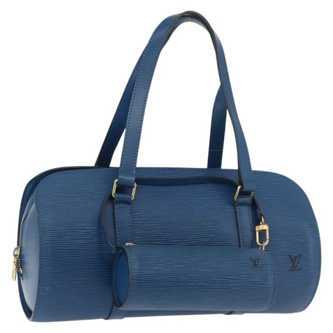 路易威登 Epi Soufflot 手提包 藍色 M52225 LV 正品 yk20328A