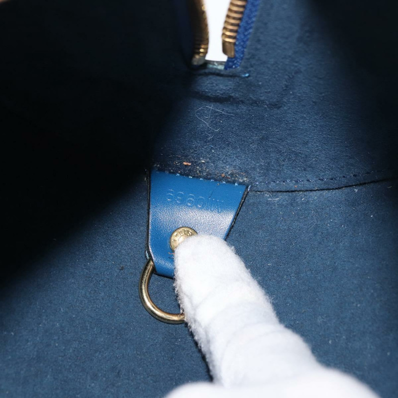 【日本直送】路易威登 Epi Soufflot 手提包 藍色 M52225 LV 正品 yk20328A-11