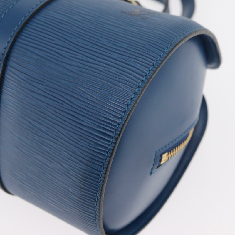 【日本直送】路易威登 Epi Soufflot 手提包 藍色 M52225 LV 正品 yk20328A-13