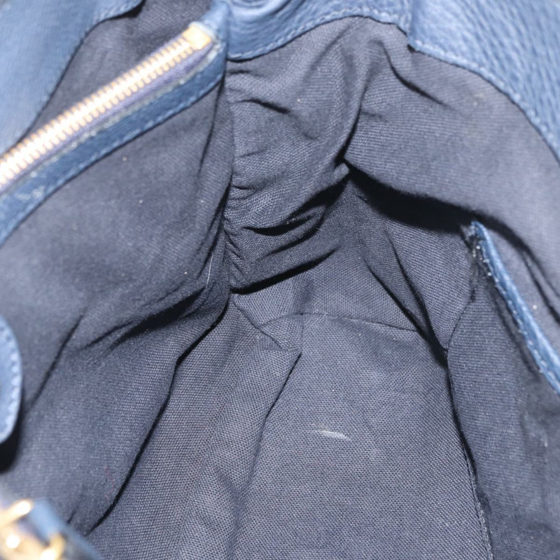 【日本直送】BURBERRY 手提包 皮革帆布 兩用 海軍藍 金色 正品 ka4045A-22