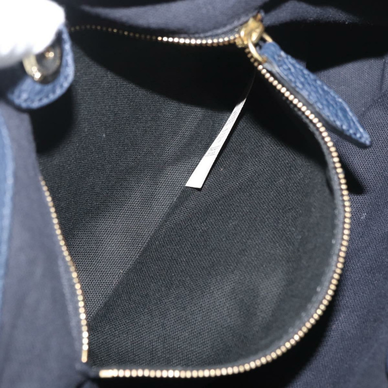 【日本直送】BURBERRY 手提包 皮革帆布 兩用 海軍藍 金色 正品 ka4045A-24