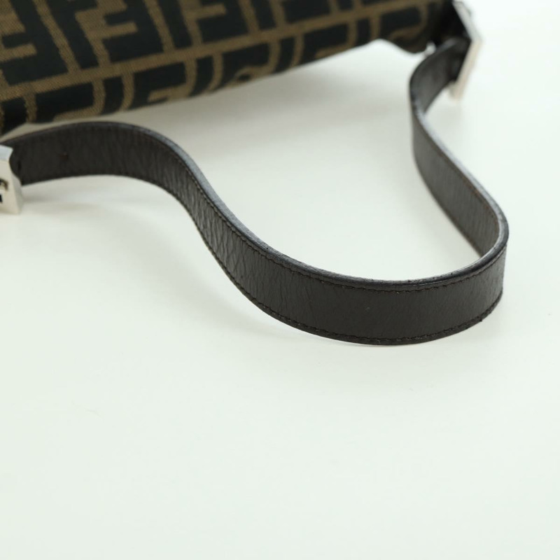 【日本直送】FENDI Zucca帆布Mamma Baguette手袋 棕色/黑色 正品 yk20315SAM-6