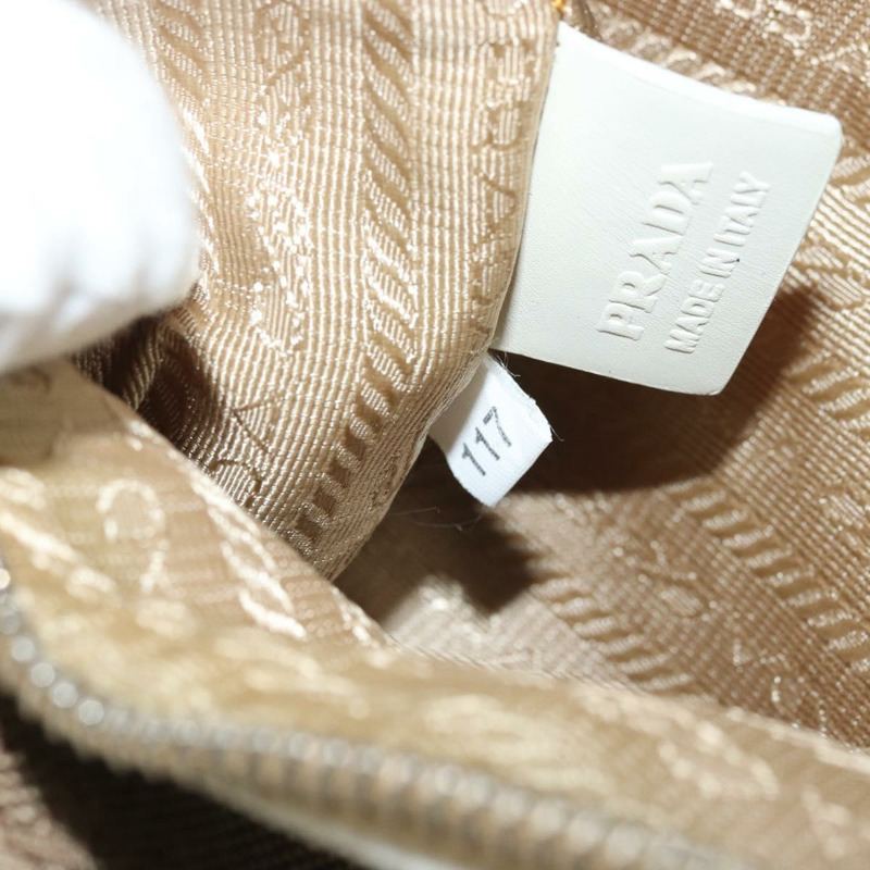【日本直送】PRADA 手袋 帆布 金色銀色 正品 yk20283A-10