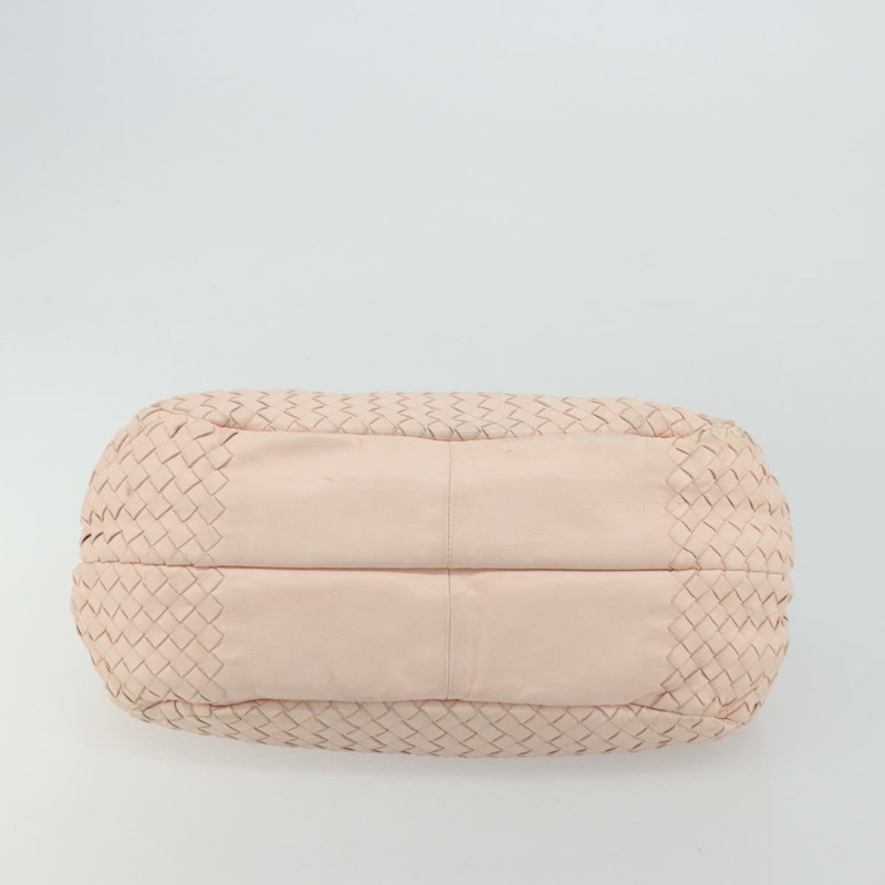 【日本直送】BOTTEGA VENETA INTRECCIATO 皮革肩背包 粉紅色 125787 正品 yk20222A-4
