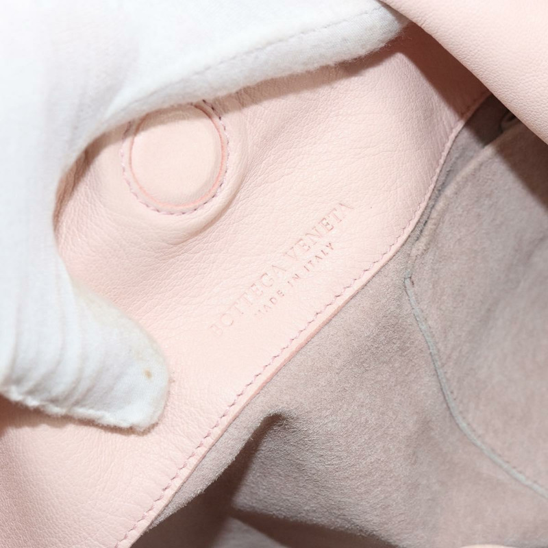 【日本直送】BOTTEGA VENETA INTRECCIATO 皮革肩背包 粉紅色 125787 正品 yk20222A-9