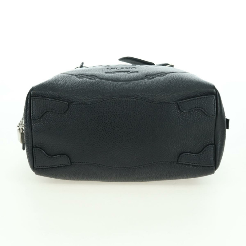 【日本直送】PRADA 黑色銀色皮革肩背包，正品 yk20247SAM-4