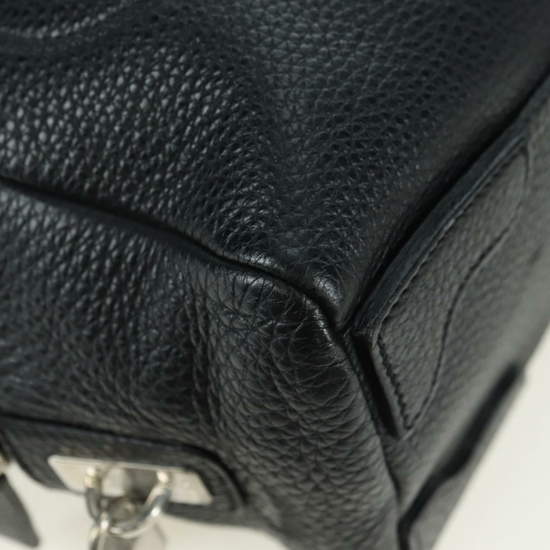 【日本直送】PRADA 黑色銀色皮革肩背包，正品 yk20247SAM-7