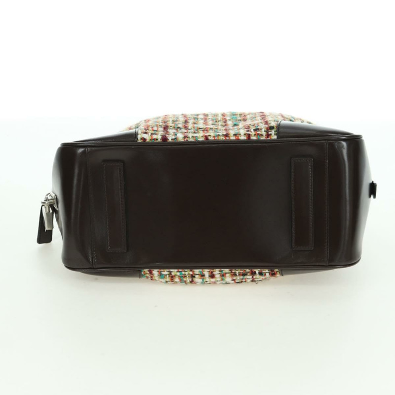 【日本直送】PRADA 斜紋軟呢多色銀色單肩包 正品 yk20245SAM-4