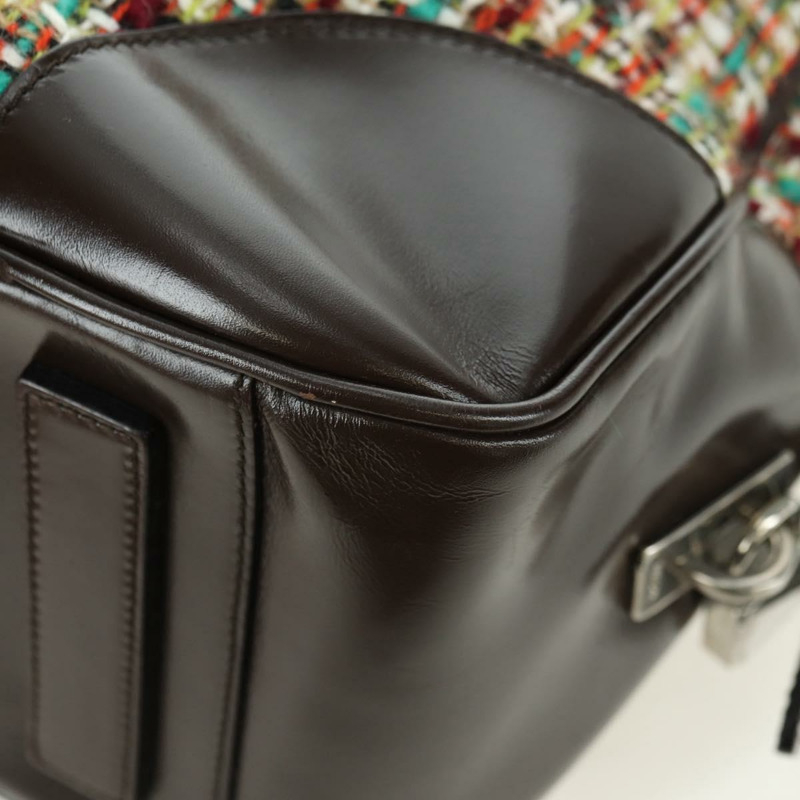 【日本直送】PRADA 斜紋軟呢多色銀色單肩包 正品 yk20245SAM-7