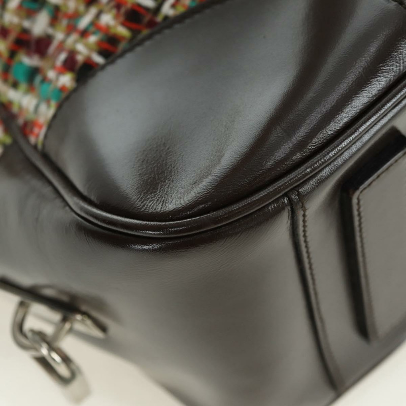 【日本直送】PRADA 斜紋軟呢多色銀色單肩包 正品 yk20245SAM-14