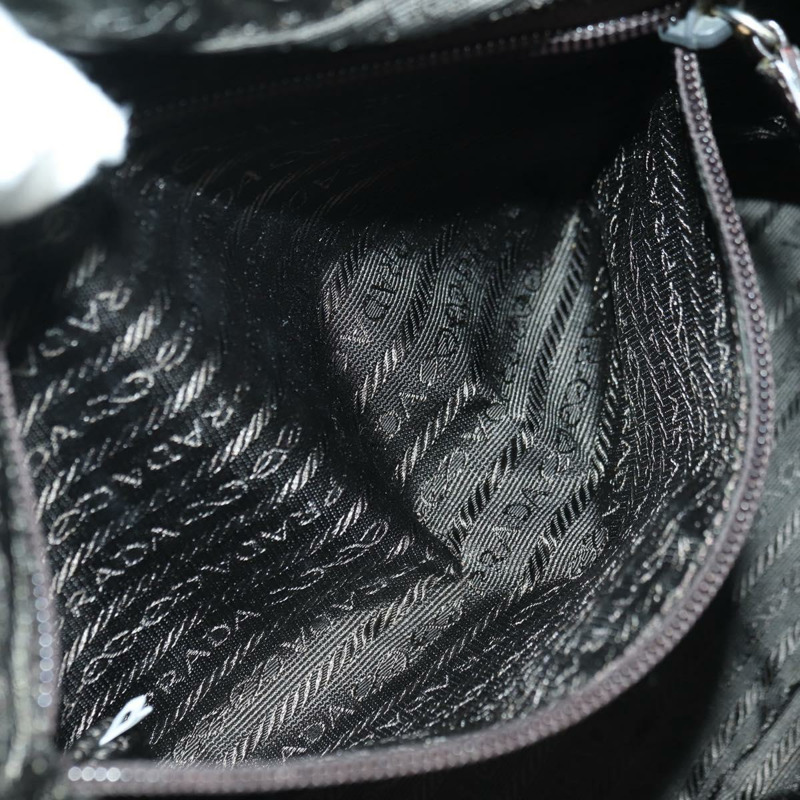 【日本直送】PRADA 斜紋軟呢多色銀色單肩包 正品 yk20245SAM-23