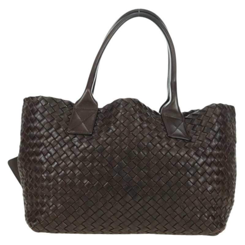 【日本直送】BOTTEGA VENETA INTRECCIATO Cabas PM 手提包 皮革 黑色 141498 正品 yk20242V-1