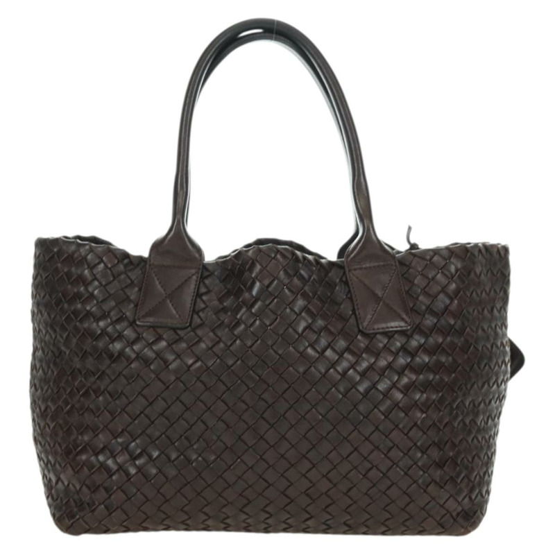 【日本直送】BOTTEGA VENETA INTRECCIATO Cabas PM 手提包 皮革 黑色 141498 正品 yk20242V-12