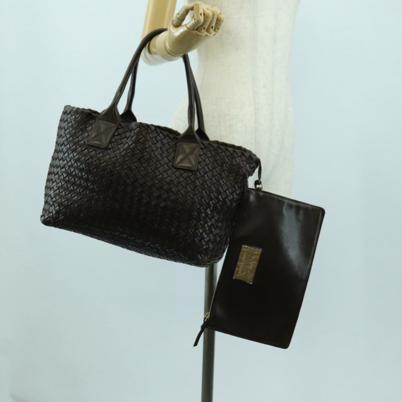 【日本直送】BOTTEGA VENETA INTRECCIATO Cabas PM 手提包 皮革 黑色 141498 正品 yk20242V-22