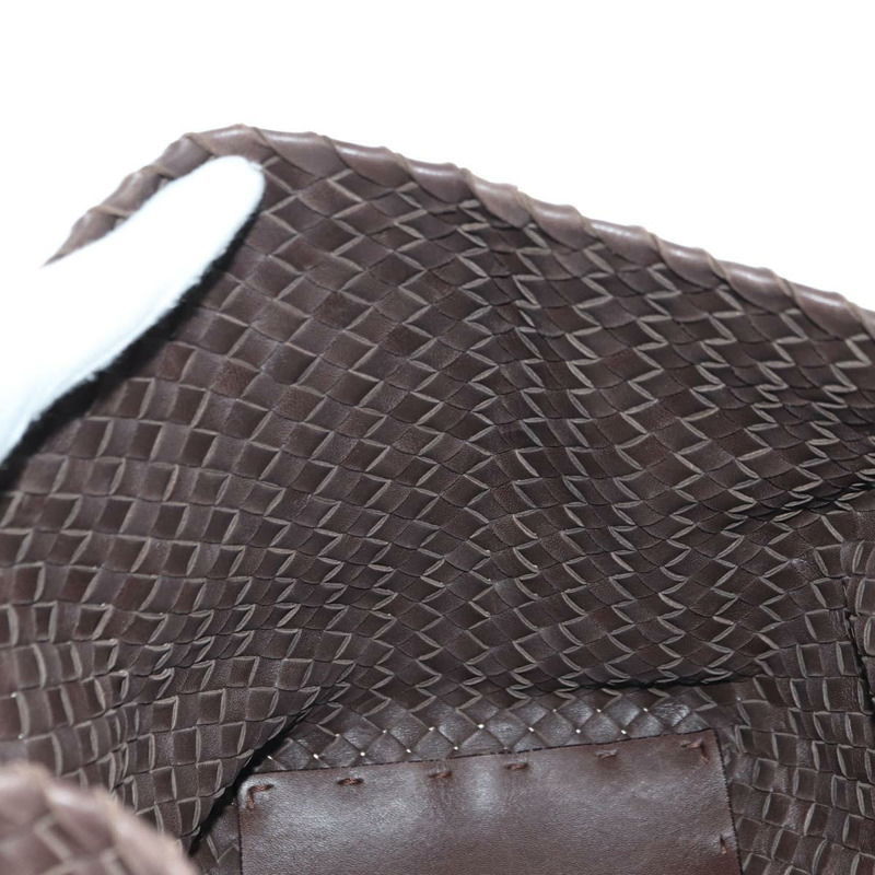 【日本直送】BOTTEGA VENETA INTRECCIATO Cabas MM 手提包 皮革 棕色 115664 Auth yk20255V-20