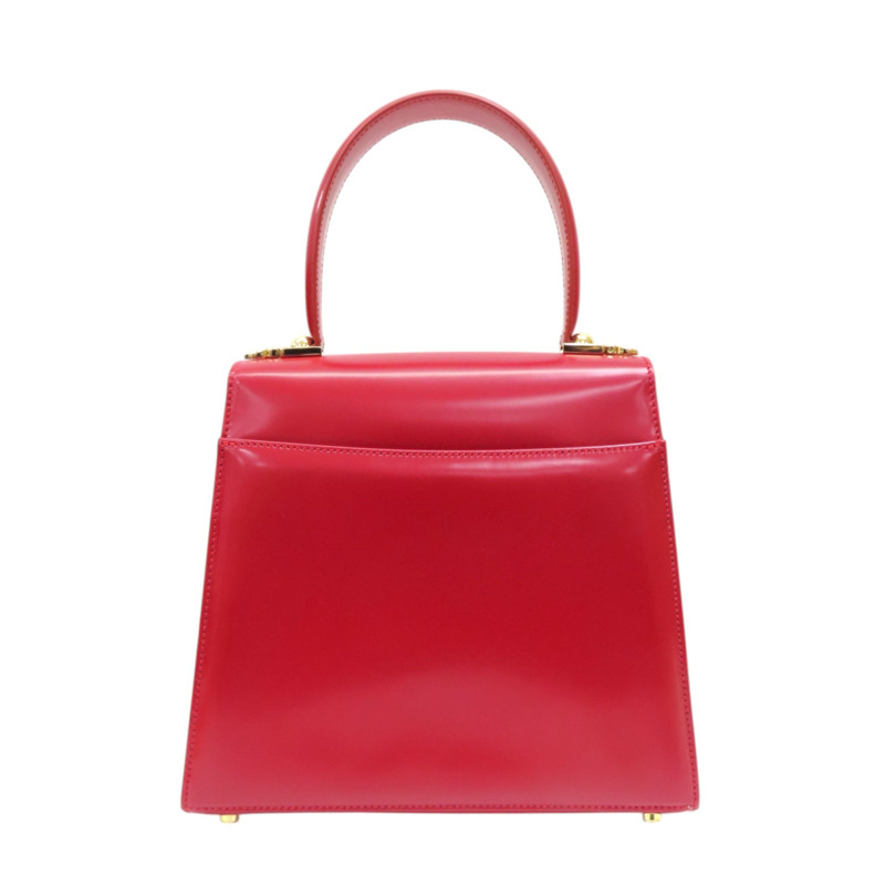 紅色 牛皮 Gancini Top Handle 兩用包【Salvatore Ferragamo 菲拉格慕】-1