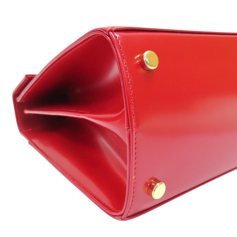 紅色 牛皮 Gancini Top Handle 兩用包【Salvatore Ferragamo 菲拉格慕】-14