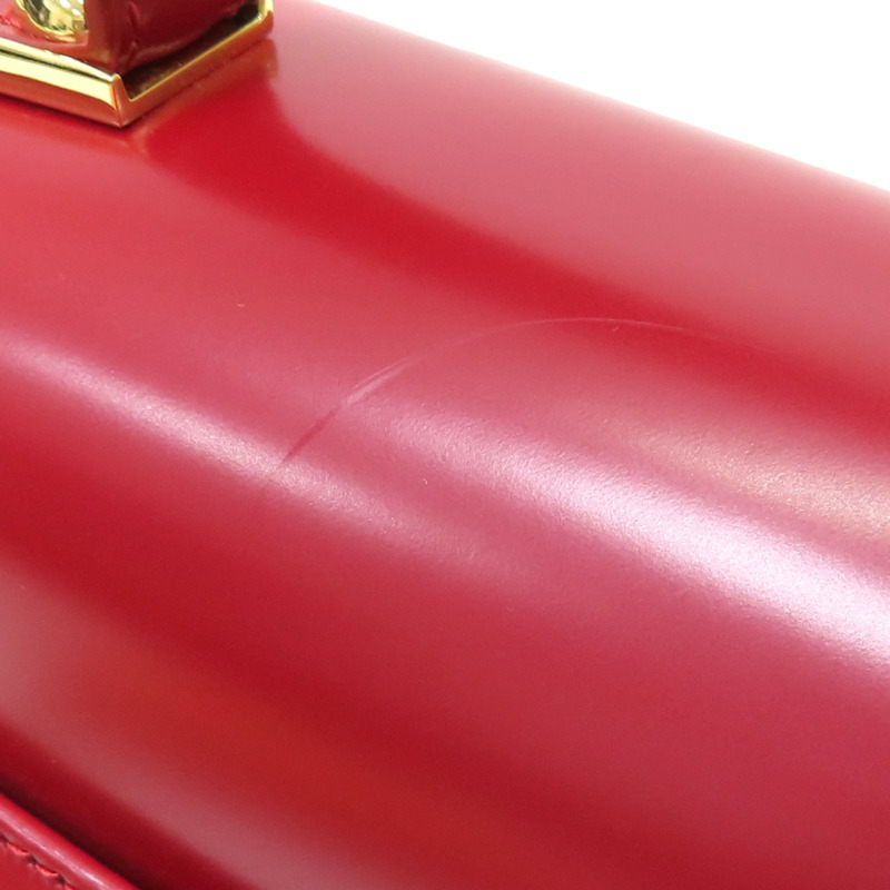紅色 牛皮 Gancini Top Handle 兩用包【Salvatore Ferragamo 菲拉格慕】-17