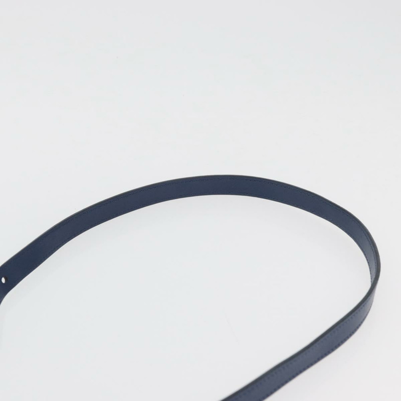 【日本直送】PRADA Esplanade 手提包 皮革 2way Blue Gold Auth ka4009A-14