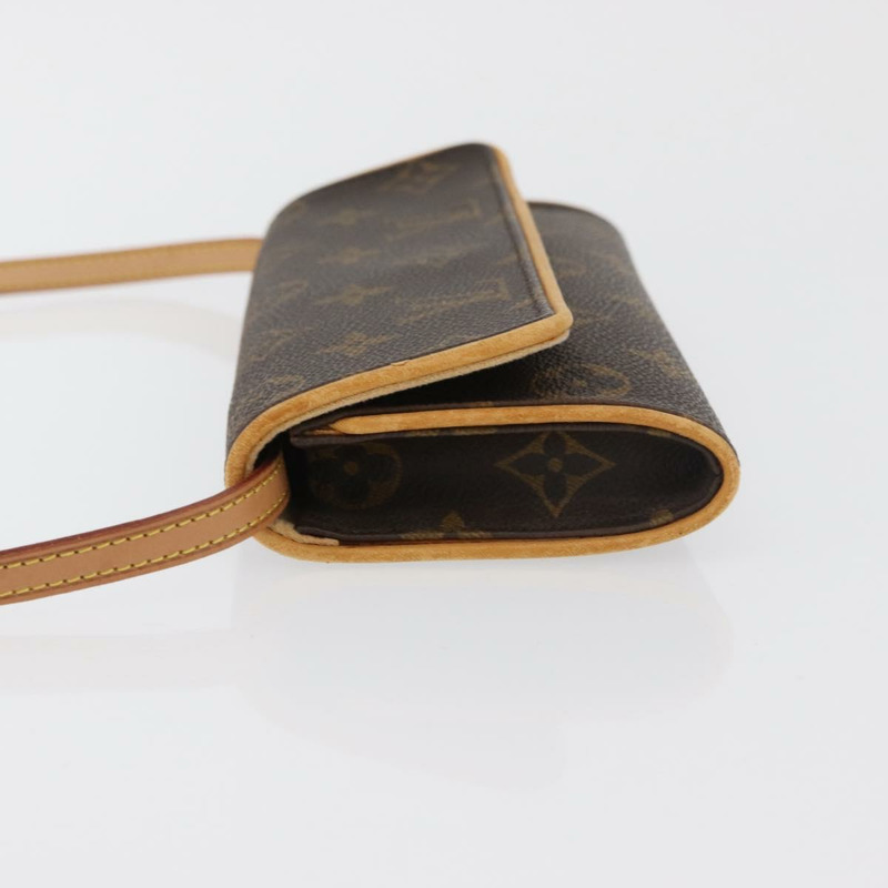 【日本直送】路易威登 Monogram Pochette Twin PM 單肩包 M51854 LV Auth ka4013A-3