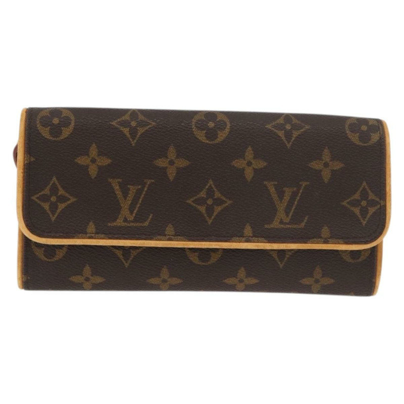 【日本直送】路易威登 Monogram Pochette Twin PM 單肩包 M51854 LV Auth ka4013A-12