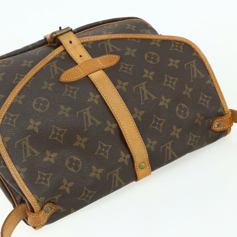 【日本直送】路易威登 Monogram Saumur 30 肩背包 M42256 LV Auth 176021A-5