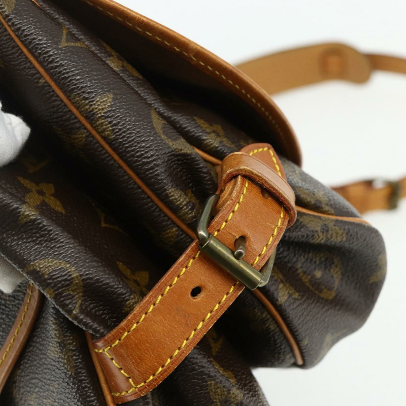 【日本直送】路易威登 Monogram Saumur 30 肩背包 M42256 LV Auth 176021A-8