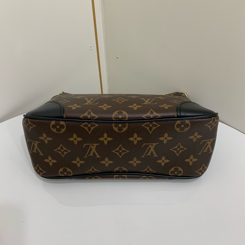 Louis Vuitton路易威登 黑牛角單肩斜挎腋下包 雙肩帶自由切換多重背法 25年芯片款 尺寸；29*16*9.5-2