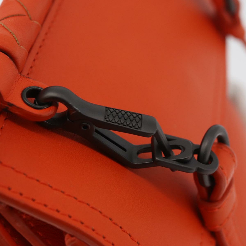 【日本直送】BOTTEGA VENETA INTRECCIATO 單肩包皮革橙色正品 176058-9