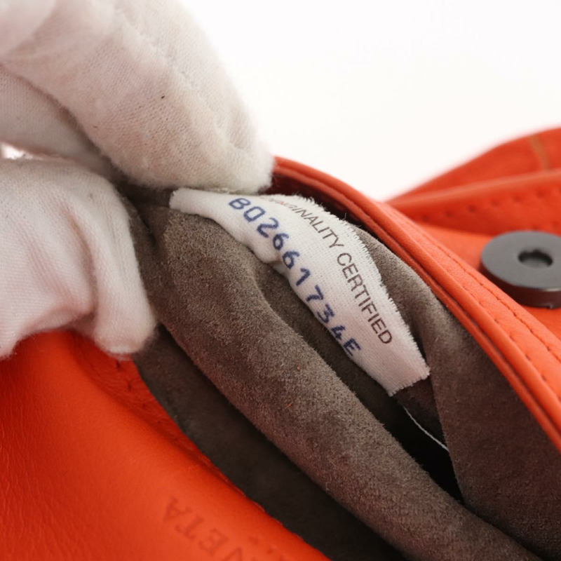 【日本直送】BOTTEGA VENETA INTRECCIATO 單肩包皮革橙色正品 176058-11