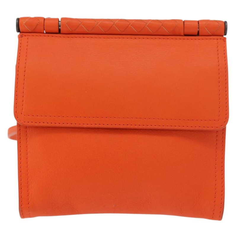 【日本直送】BOTTEGA VENETA INTRECCIATO 單肩包皮革橙色正品 176058-12