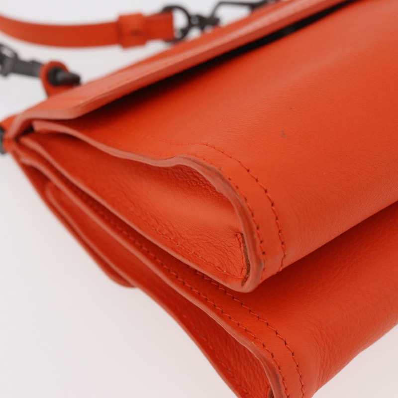 【日本直送】BOTTEGA VENETA INTRECCIATO 單肩包皮革橙色正品 176058-14