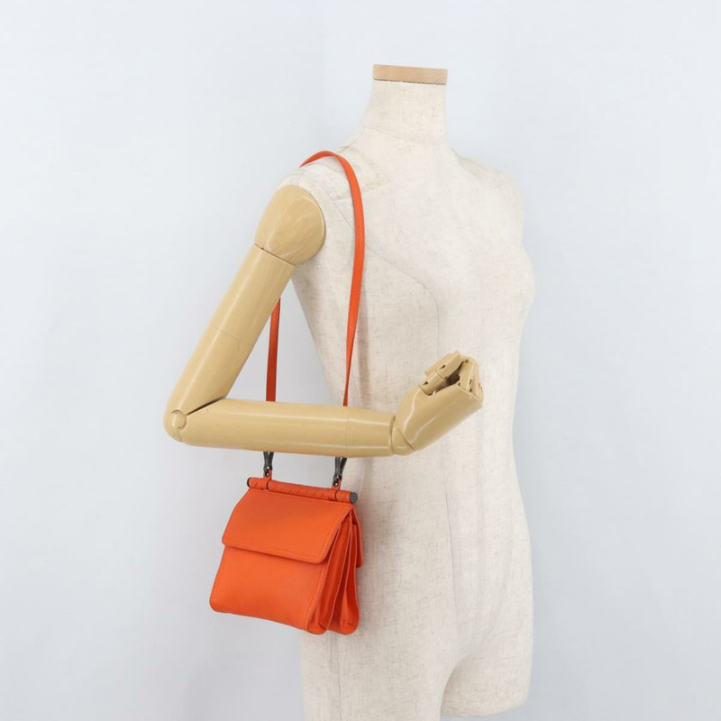 【日本直送】BOTTEGA VENETA INTRECCIATO 單肩包皮革橙色正品 176058-23