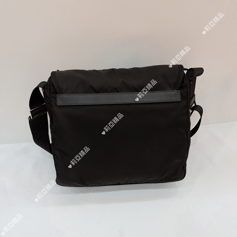 莉亞精品♡ PRADA 尼龍郵差包 二手-2