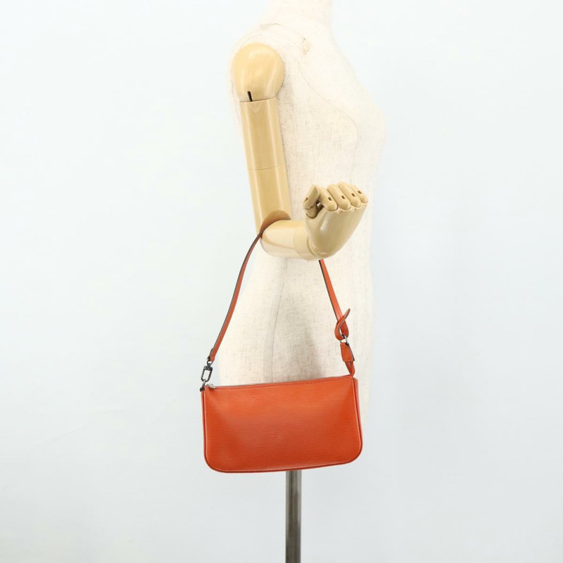 【日本直送】路易威登 Epi Pochette Accessoires 近乎完好 Pouch Pimon LV 正品 168911A-21