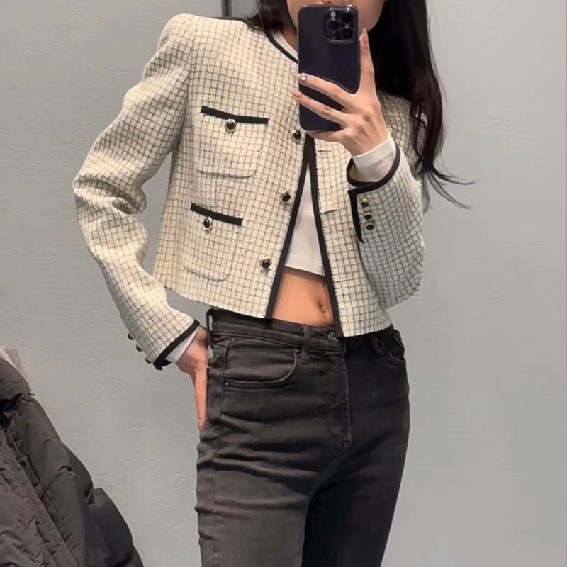 Miu Miu黑白格紋外套-2