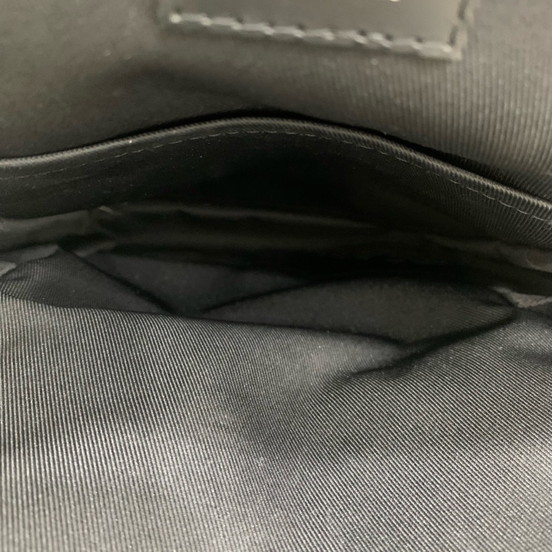 99新Louis Vuitton路易威登 黑棋盤格拼徽章塗鴉印花男士單肩斜挎胸包  尺寸；20*10*31-7