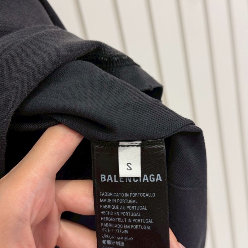 巴黎世家破壞做舊短袖-4