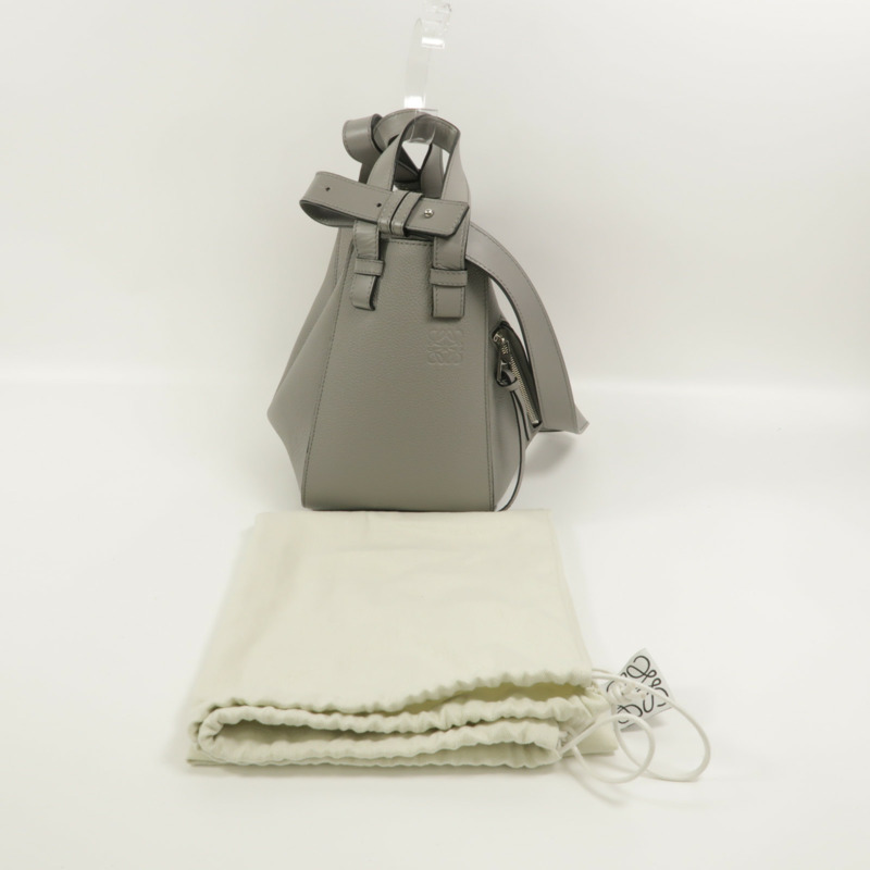 LOEWE 牛皮皮革Hammock Small肩背袋-9