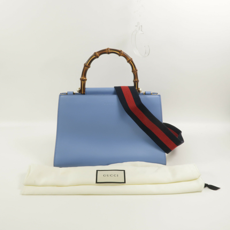 GUCCI 牛皮皮革Nymphaea手挽肩背兩用袋-9