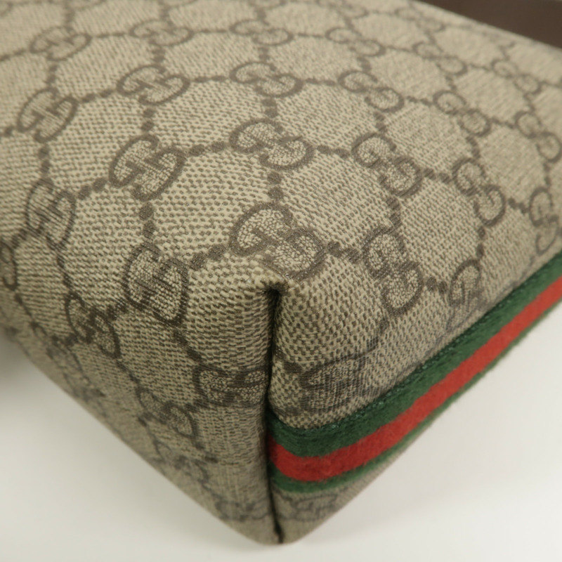 GUCCI 塗層帆布Ophidia手挽袋-9