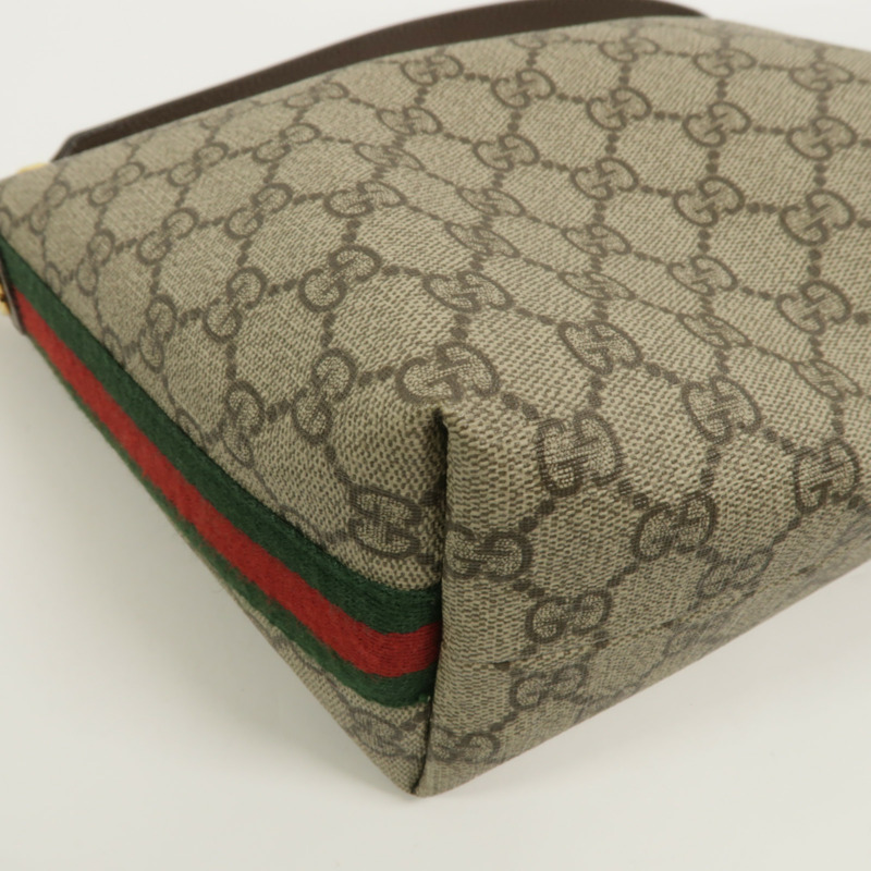GUCCI 塗層帆布Ophidia手挽袋-10