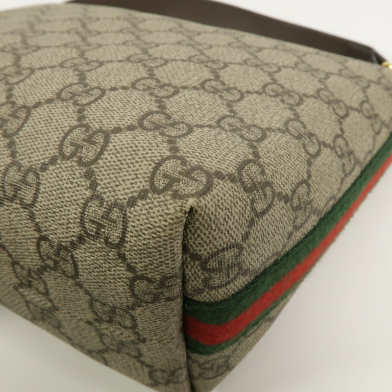 GUCCI 塗層帆布Ophidia手挽袋-11