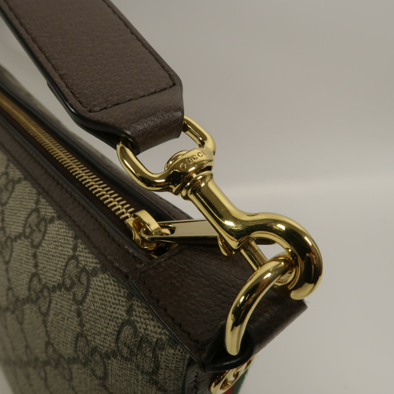 GUCCI 塗層帆布Ophidia手挽袋-13