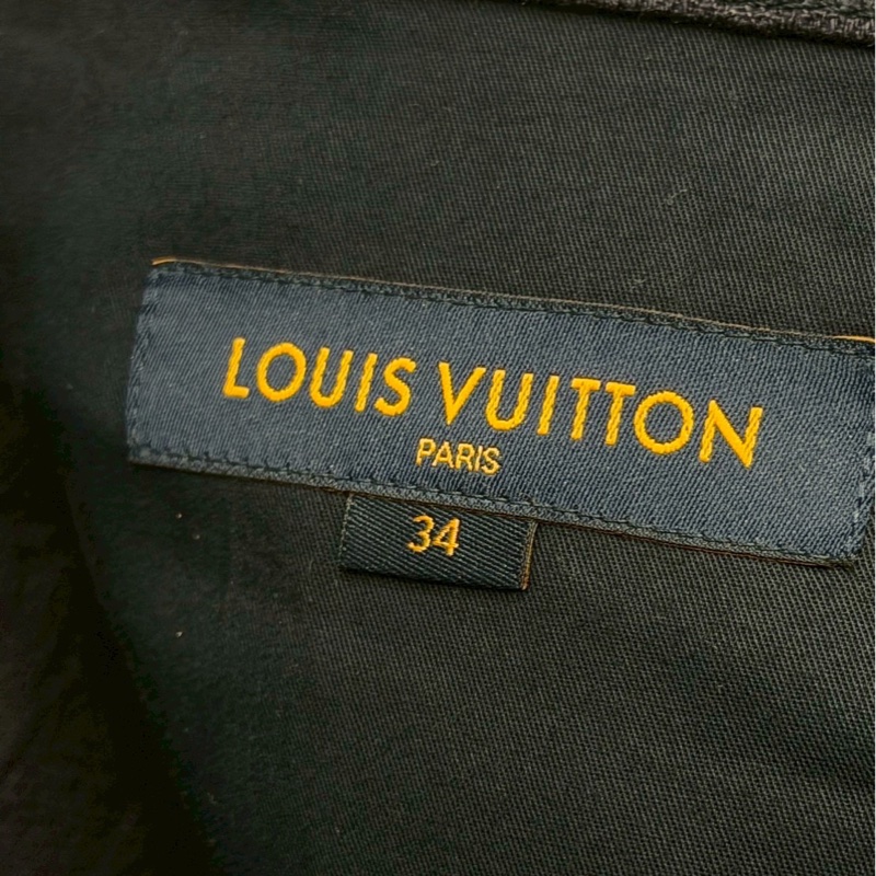 LV深藍滿版牛仔褲-2