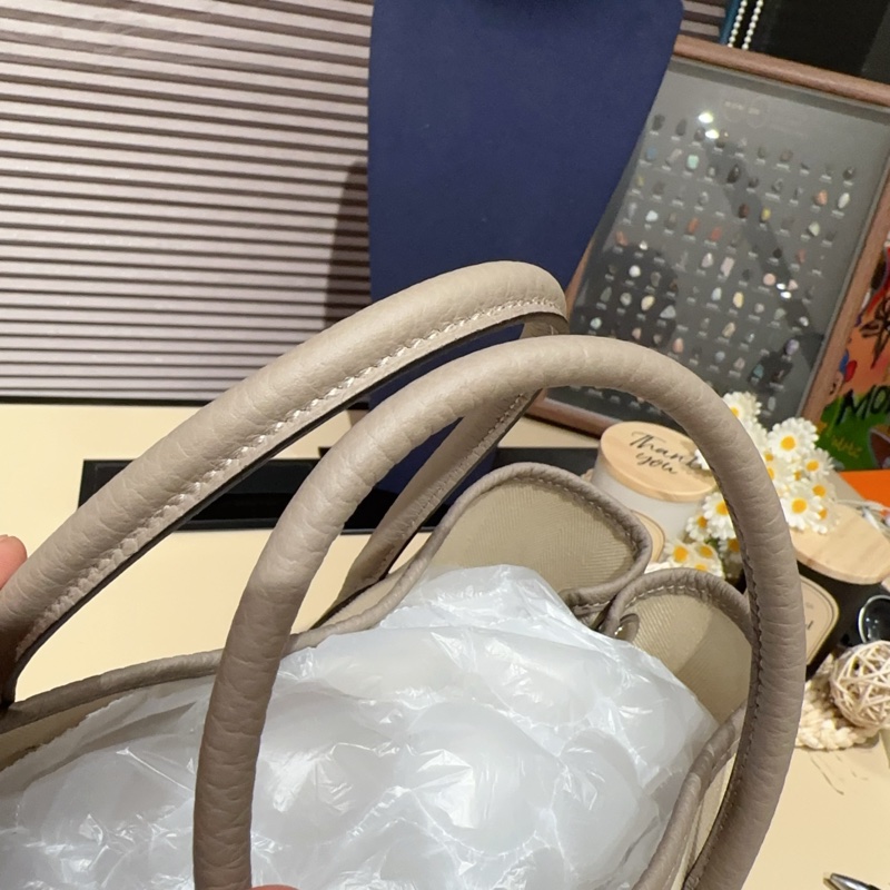 hermes garden 30 海鷗灰帆布拼 A刻-2