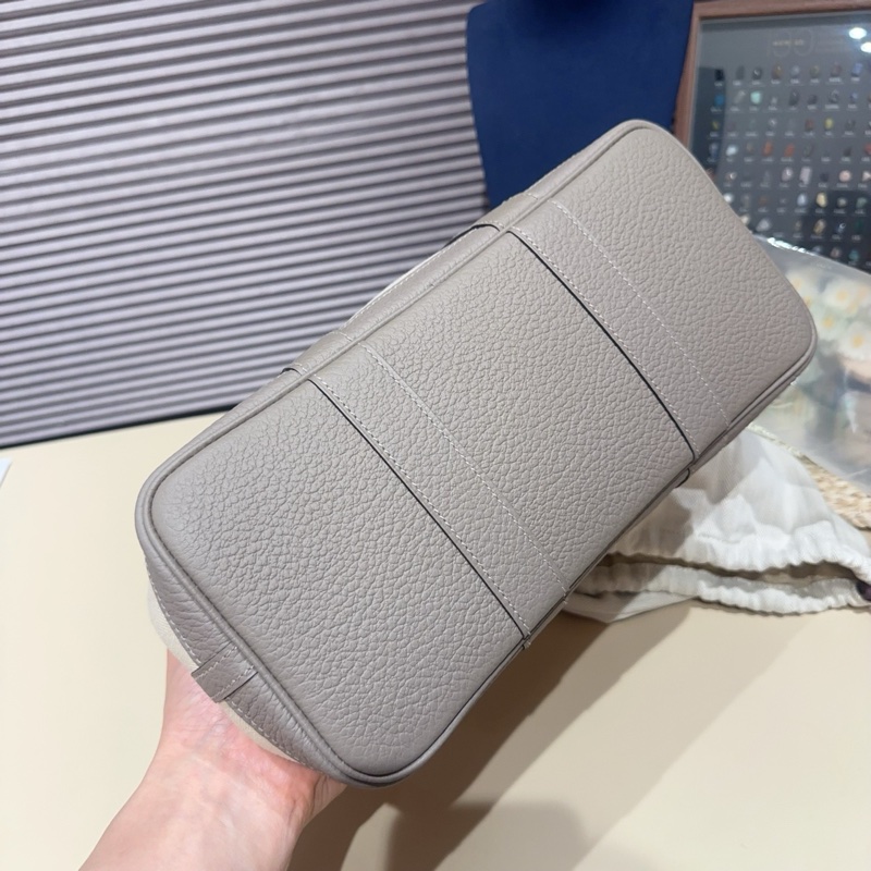 hermes garden 30 海鷗灰帆布拼 A刻-4